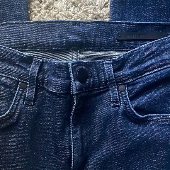 Like New Goldsign the Profit classic mid rise ankle skinny Jean in Blue Chip - Picture 5 of 7